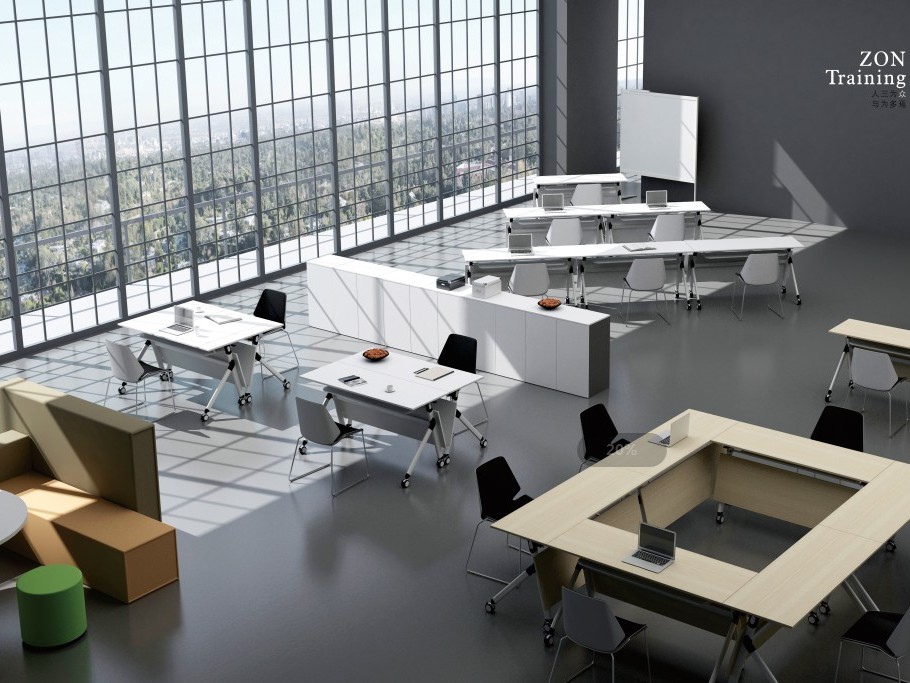 会议室-现代培训桌厂