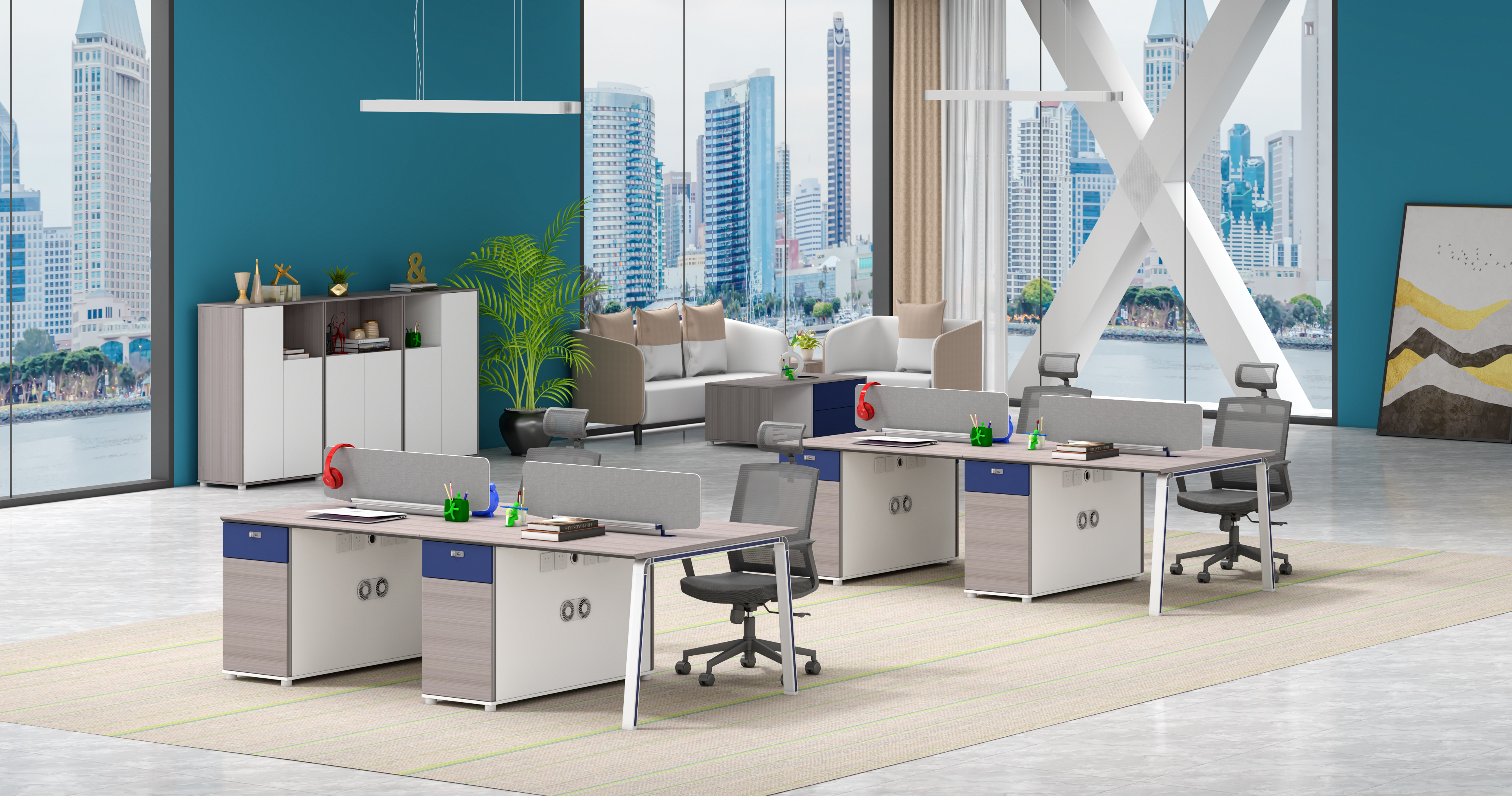 《长沙办公家具厂》办公家具也能让办公环境更明亮